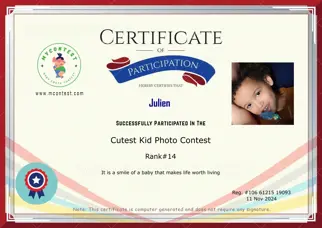 Certificate Preview