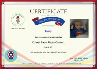 Certificate Preview