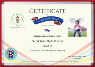 Certificate Preview