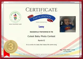 Certificate Preview