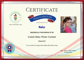Certificate Preview
