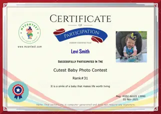 Certificate Preview