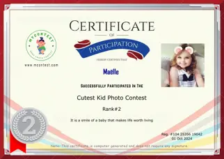 Certificate Preview