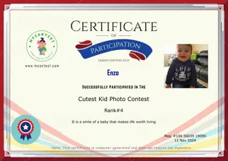 Certificate Preview