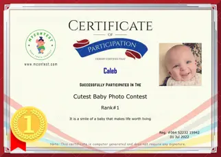 Certificate Preview