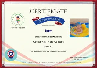 Certificate Preview