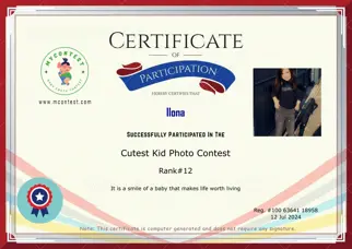 Certificate Preview