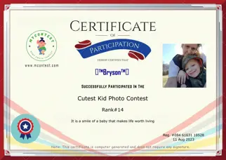 Certificate Preview