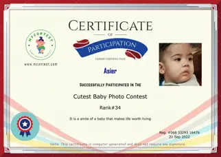 Certificate Preview