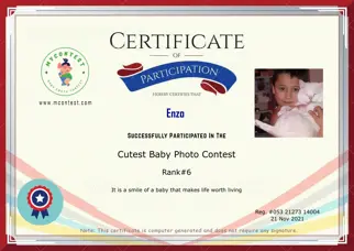 Certificate Preview