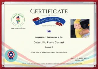 Certificate Preview