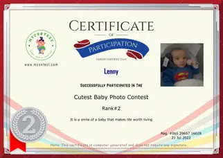 Certificate Preview