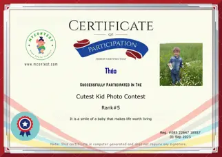 Certificate Preview
