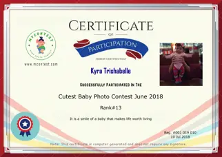 Certificate Preview