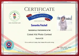 Certificate Preview