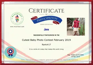 Certificate Preview