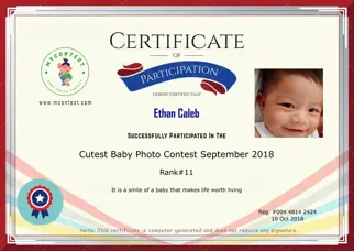 Certificate Preview