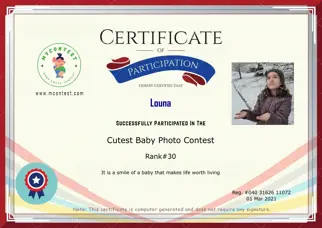 Certificate Preview