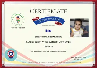 Certificate Preview