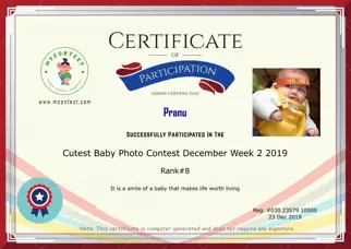 Certificate Preview