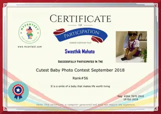 Certificate Preview
