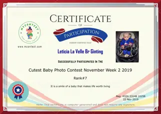 Certificate Preview