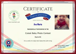 Certificate Preview