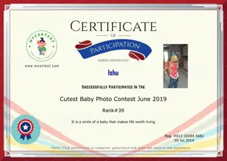 Certificate Preview