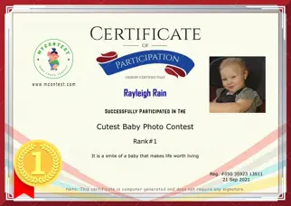 Certificate Preview