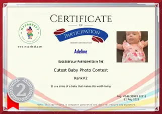 Certificate Preview