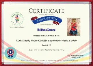 Certificate Preview