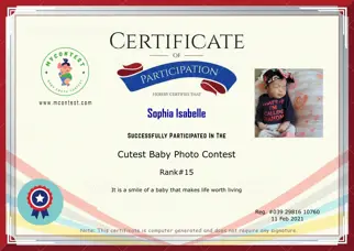 Certificate Preview