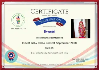Certificate Preview