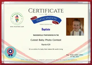 Certificate Preview