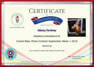 Certificate Preview