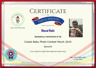 Certificate Preview