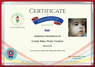 Certificate Preview