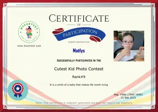 Certificate Preview