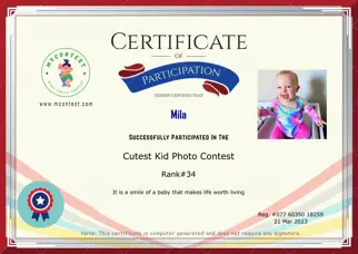 Certificate Preview