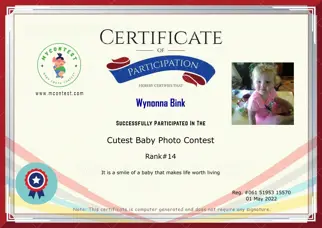 Certificate Preview