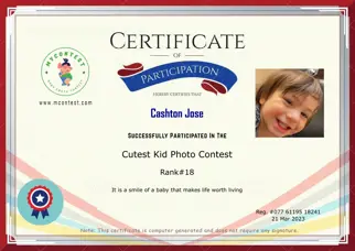 Certificate Preview
