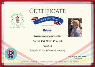 Certificate Preview