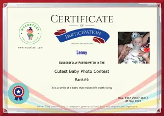 Certificate Preview