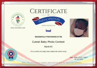 Certificate Preview