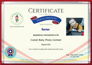 Certificate Preview