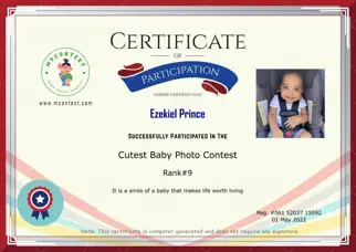 Certificate Preview
