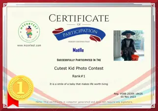 Certificate Preview