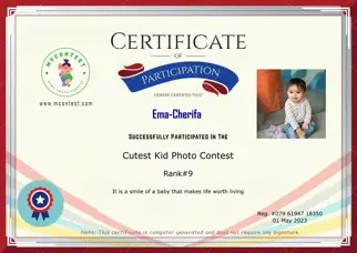 Certificate Preview
