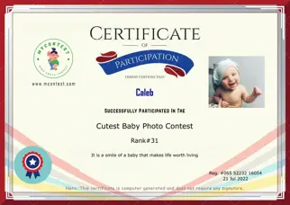 Certificate Preview