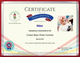 Certificate Preview